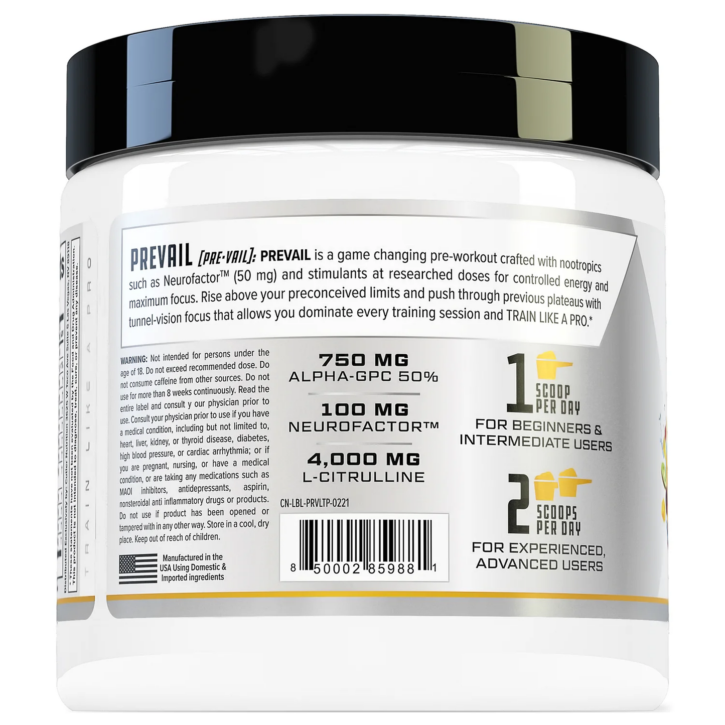 PREVAIL PRE WORKOUT SUPPLEMENT