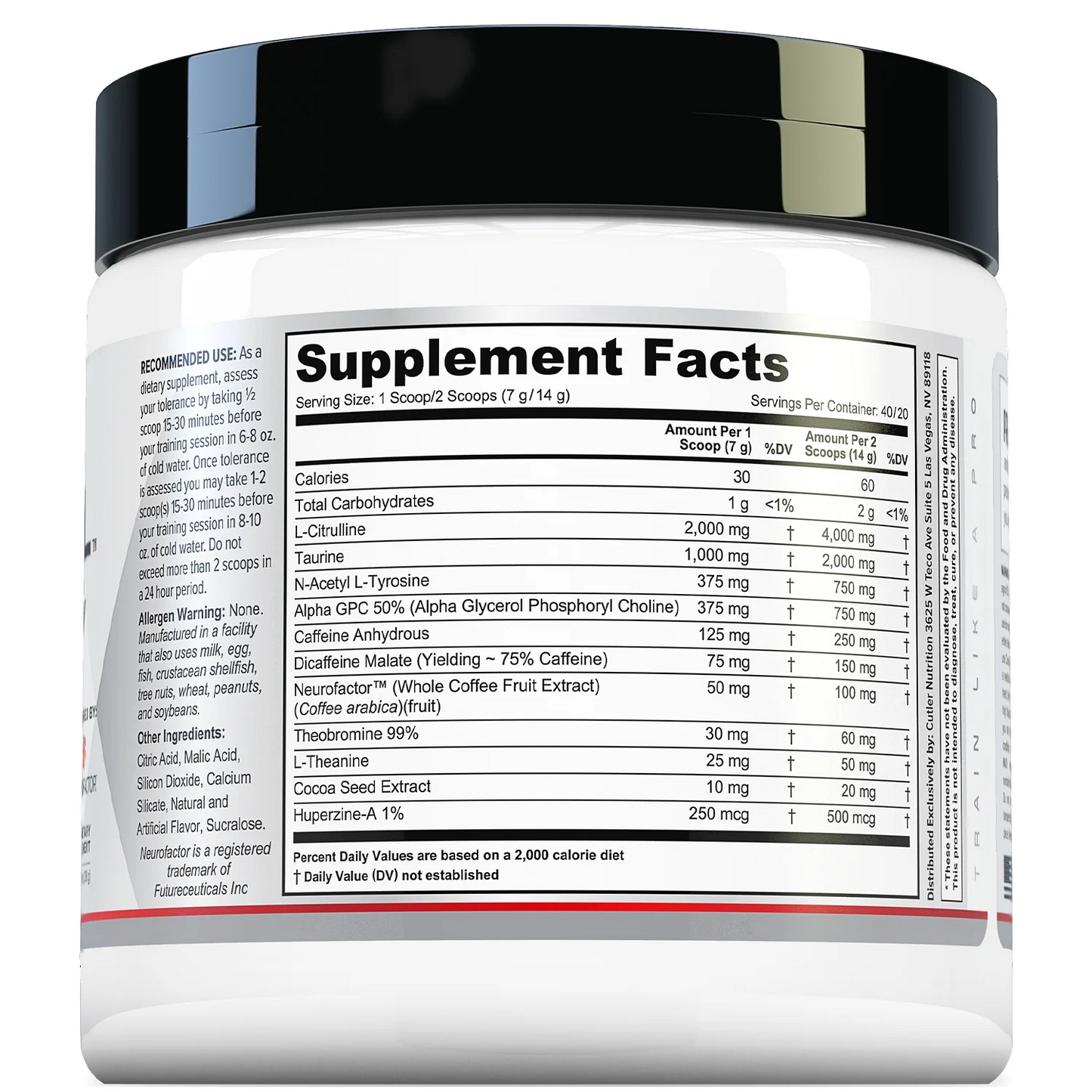 PREVAIL PRE WORKOUT SUPPLEMENT