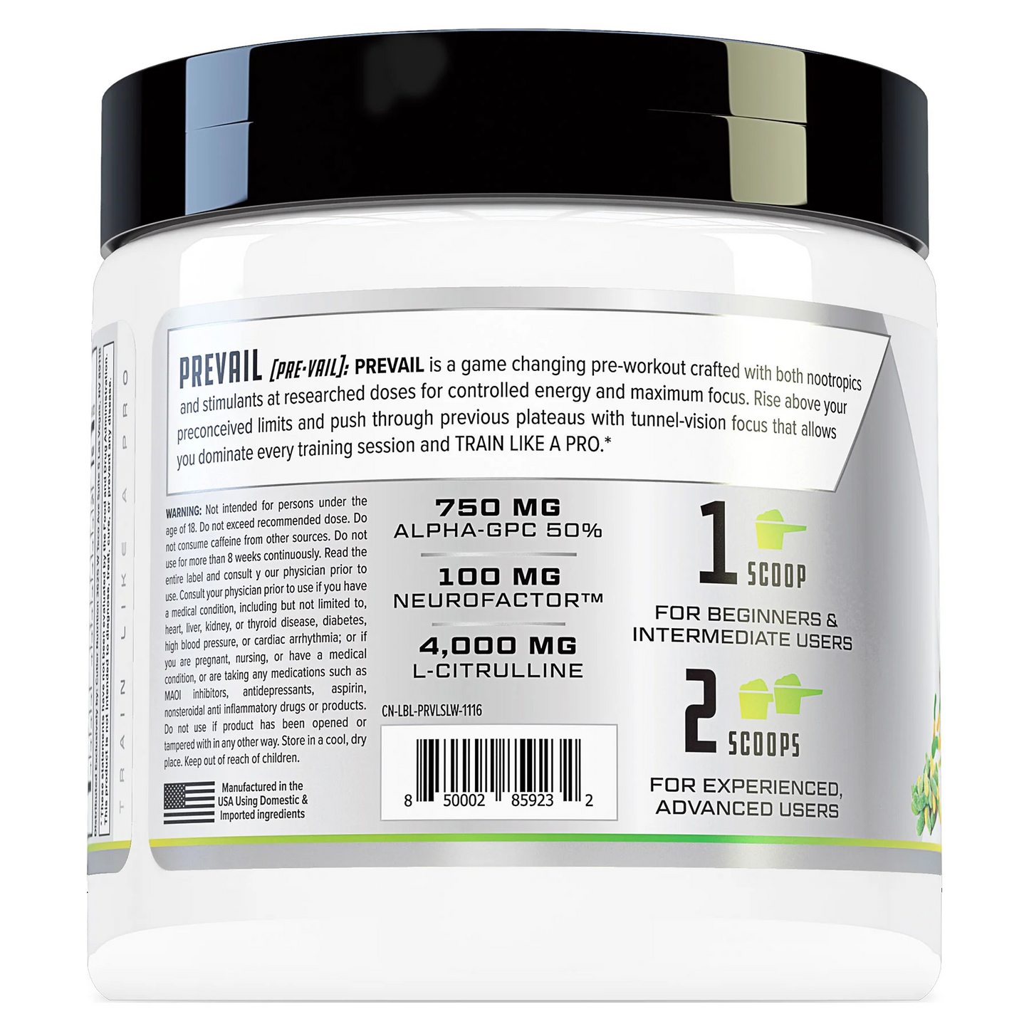 PREVAIL PRE WORKOUT SUPPLEMENT