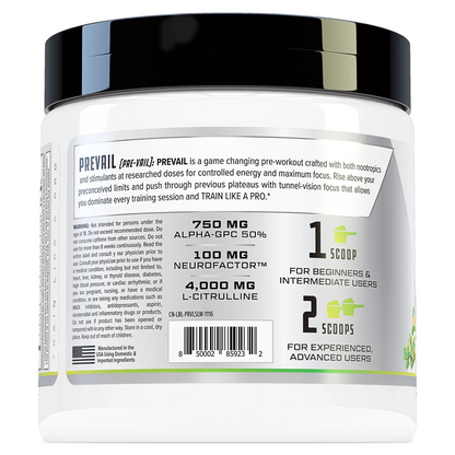 PREVAIL PRE WORKOUT SUPPLEMENT