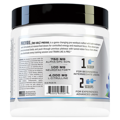 PREVAIL PRE WORKOUT SUPPLEMENT