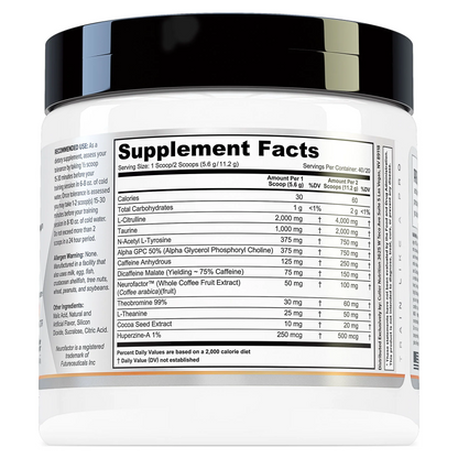 PREVAIL PRE WORKOUT SUPPLEMENT