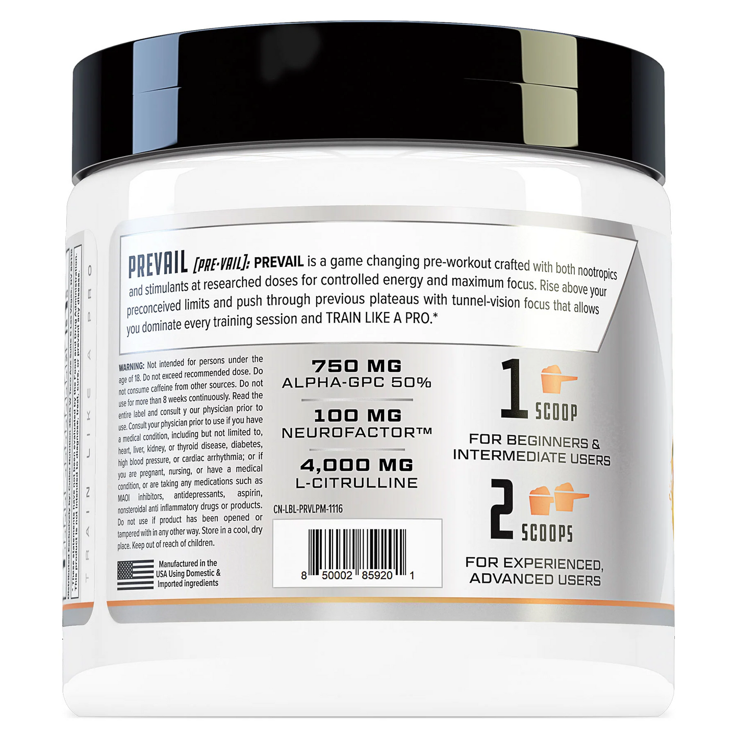 PREVAIL PRE WORKOUT SUPPLEMENT