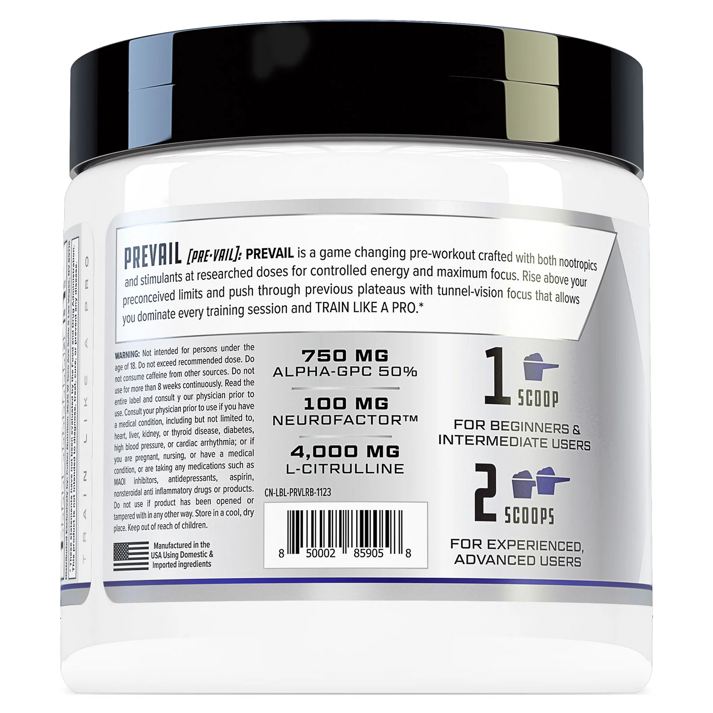 PREVAIL PRE WORKOUT SUPPLEMENT