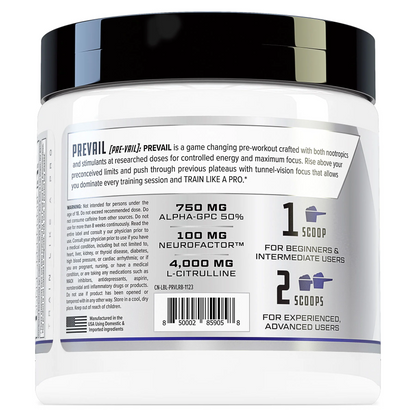 PREVAIL PRE WORKOUT SUPPLEMENT